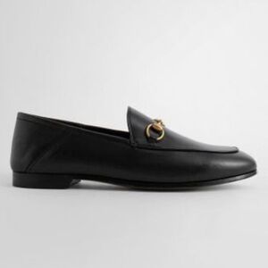 Gucci Brixton Horsebit Leather Convertible Loafers in Black